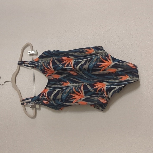 Kona Sol Target One Piece Hawaiian Floral Swimsuit Women's XL Bird of paradise - Picture 2 of 13